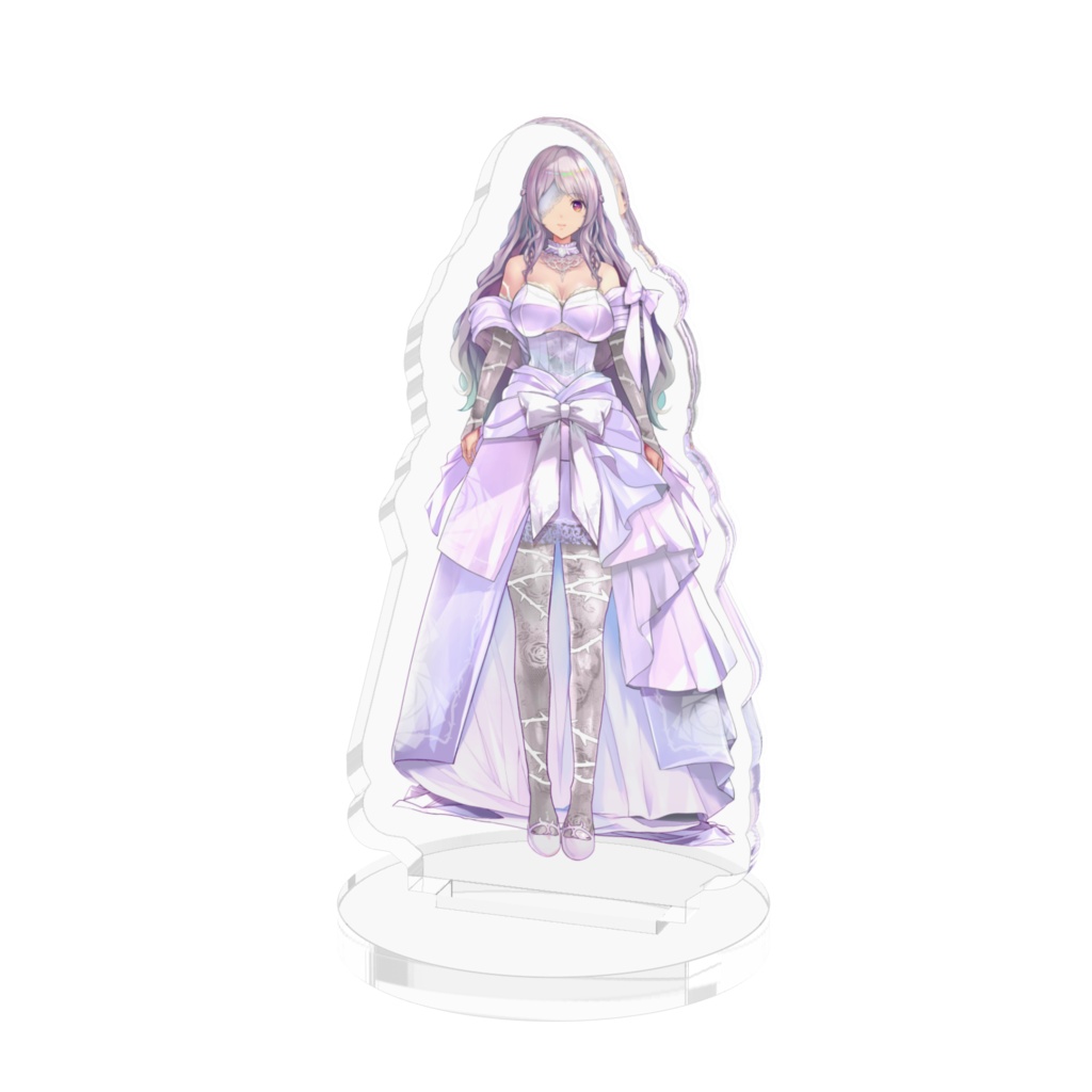 【アクリルフィギュア】白ドレスバージョン+眼帯【ルツ・ウィザード】