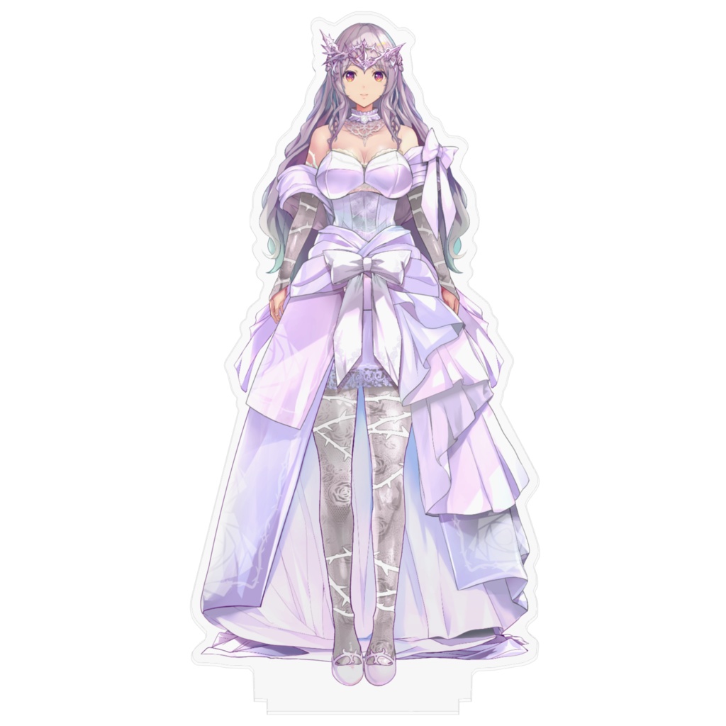 【アクリルフィギュア】白ドレスバージョン+冠【ルツ・ウィザード】