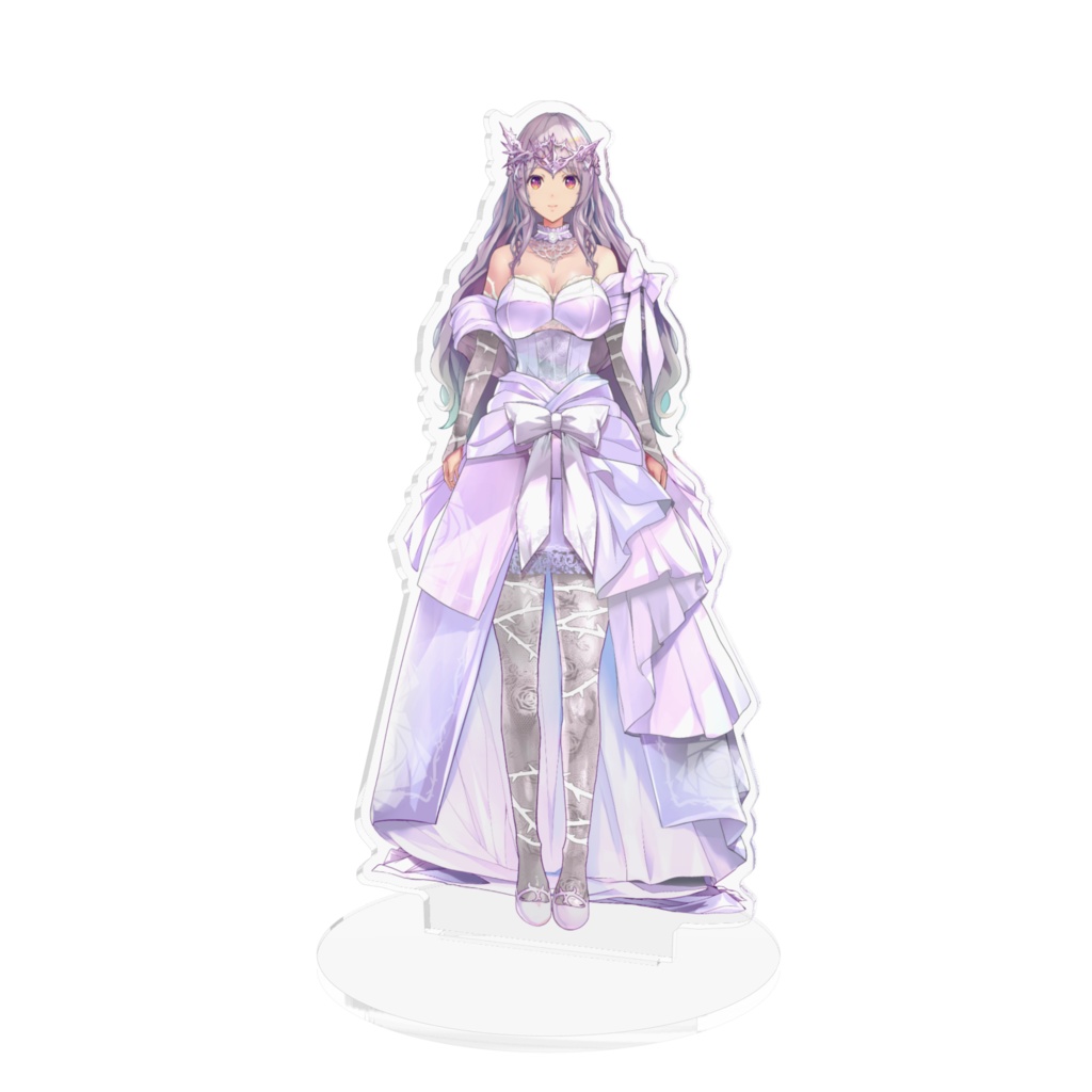 【アクリルフィギュア】白ドレスバージョン+冠【ルツ・ウィザード】