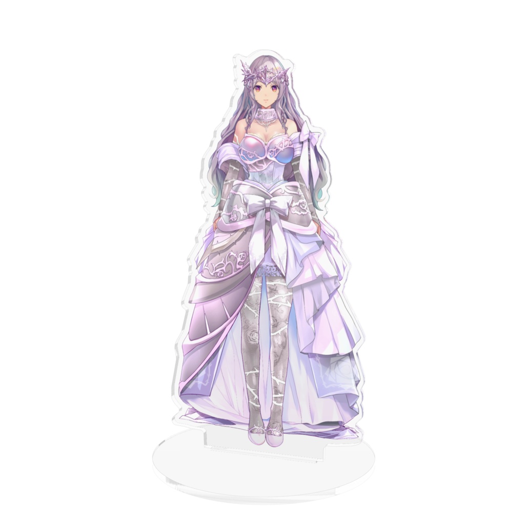 【アクリルフィギュア】白鎧バージョン+冠【ルツ・ウィザード】