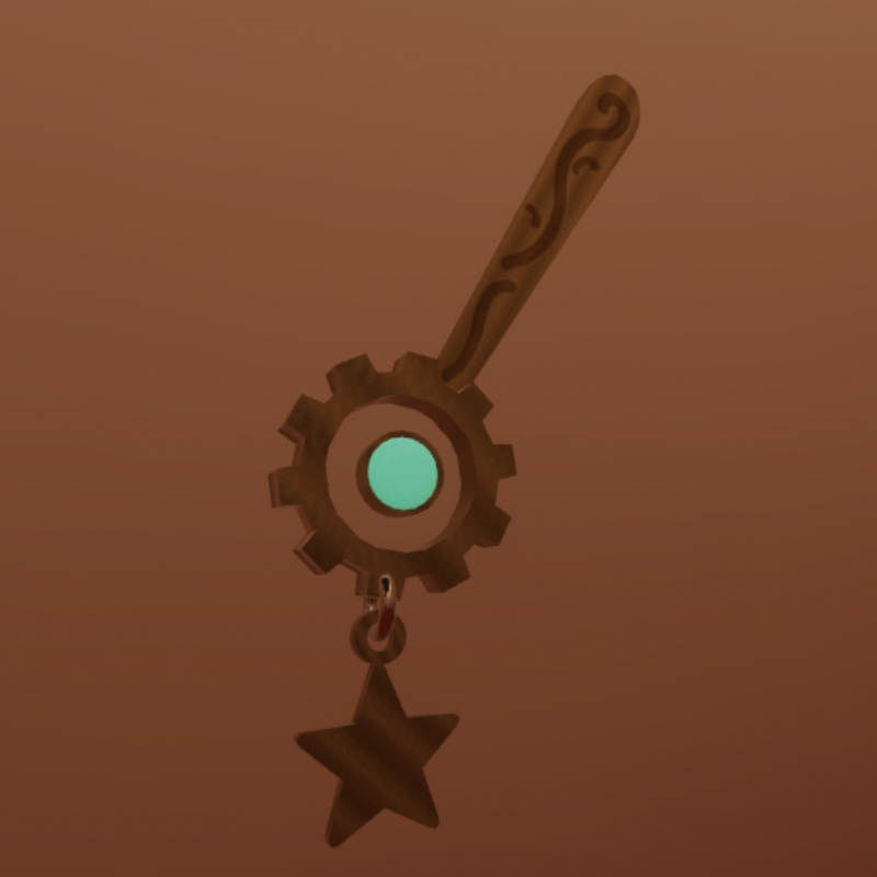 【FREE】歯車仕掛けのヘアピン 【VRChat想定】