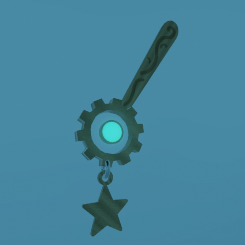 【FREE】歯車仕掛けのヘアピン 【VRChat想定】