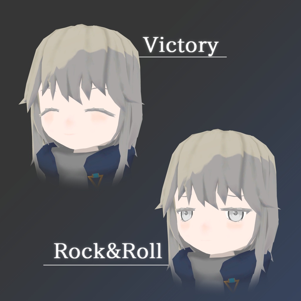 【FREEアバター】RUUNE -ルーネ- 【VRChat想定】