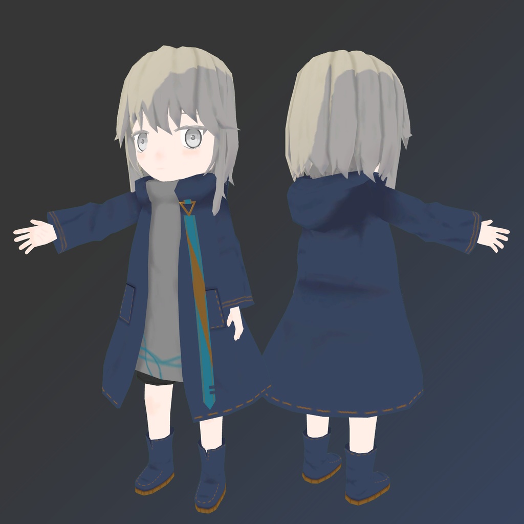 【FREEアバター】RUUNE -ルーネ- 【VRChat想定】