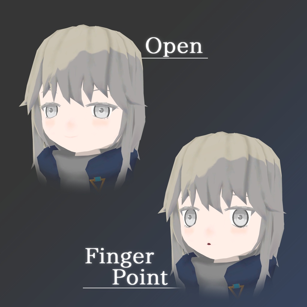 【FREEアバター】RUUNE -ルーネ- 【VRChat想定】