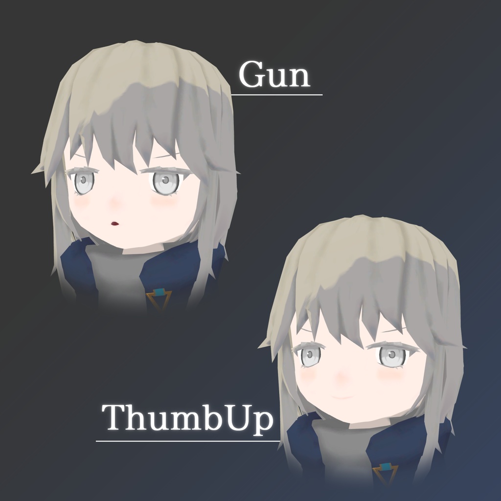 【FREEアバター】RUUNE -ルーネ- 【VRChat想定】