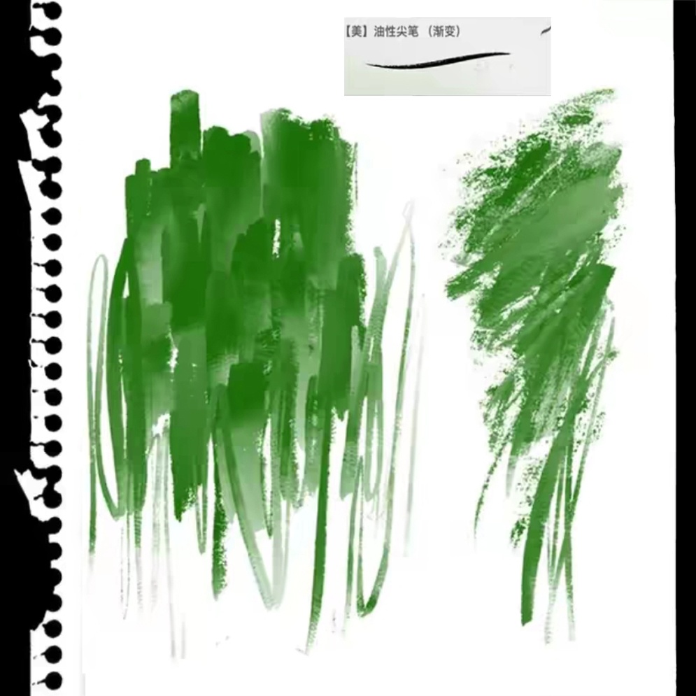 37種Procreateブラシ✨オイルパステル、クレヨン