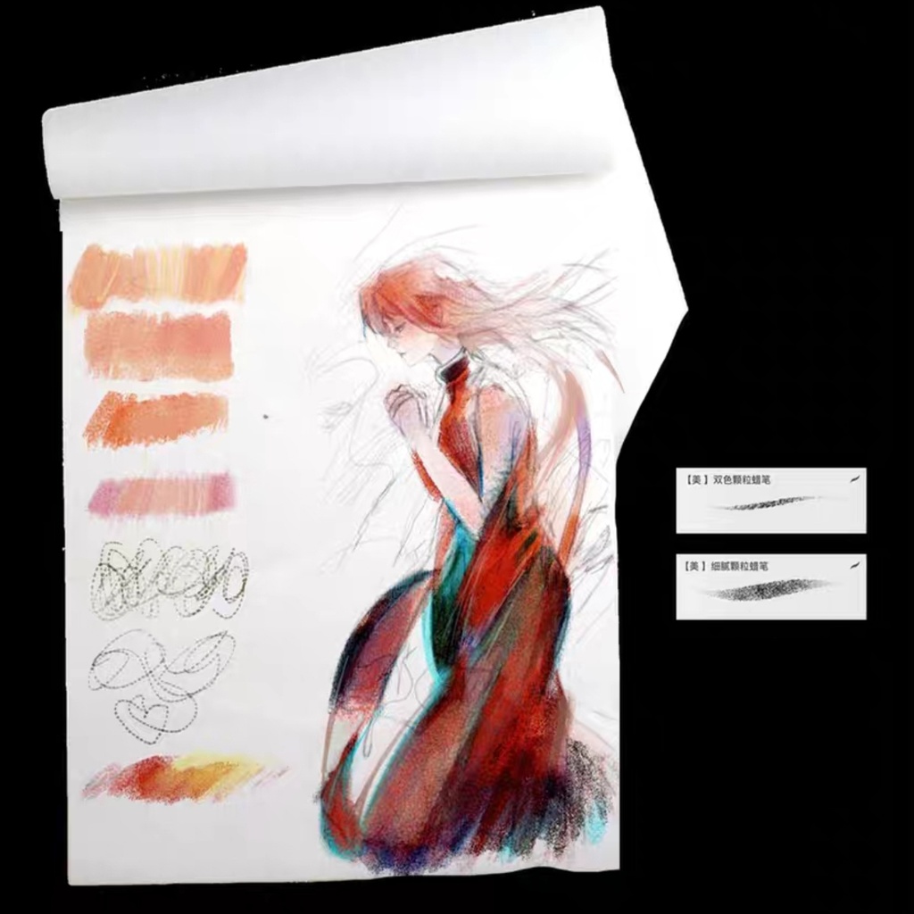 37種Procreateブラシ✨オイルパステル、クレヨン