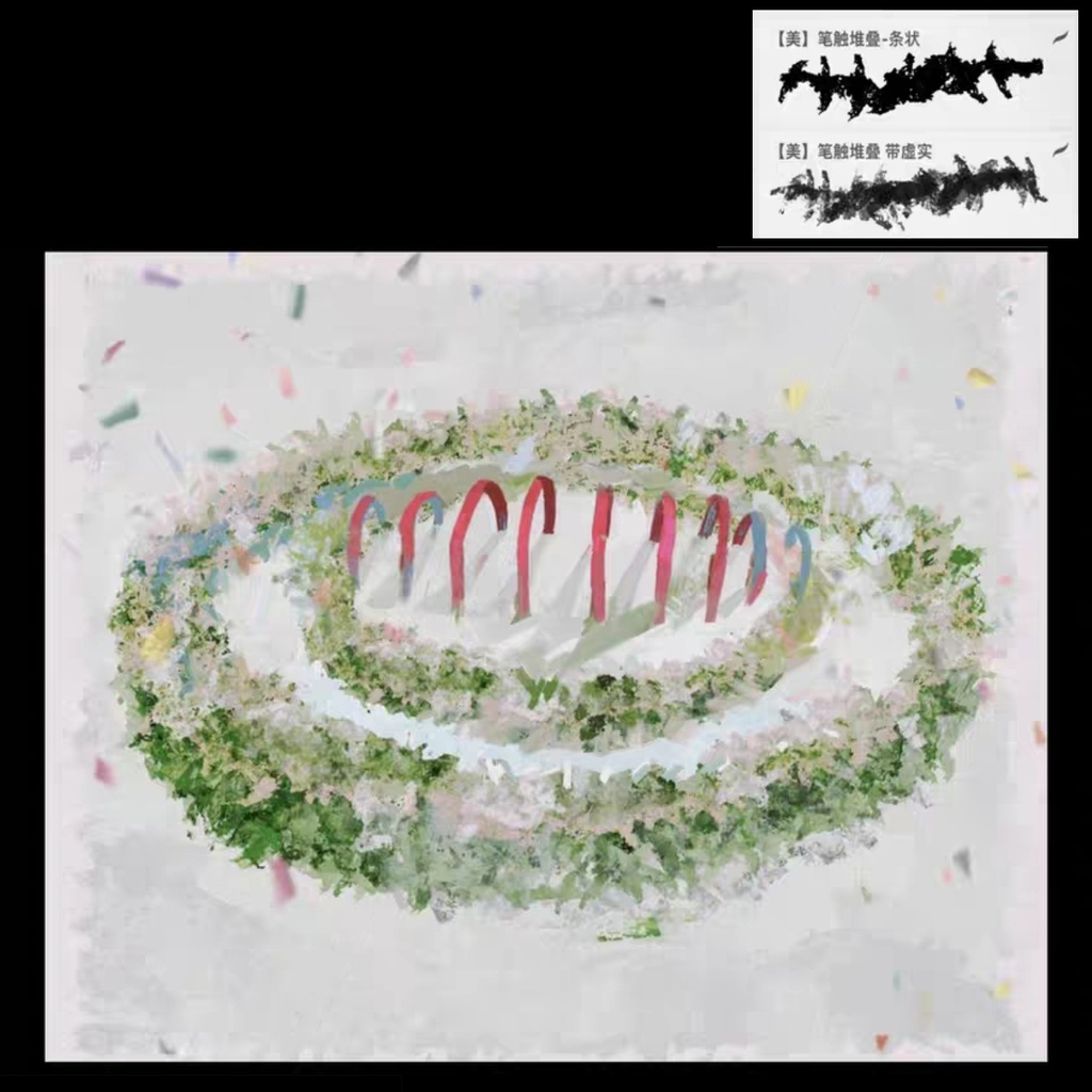 37種Procreateブラシ✨オイルパステル、クレヨン