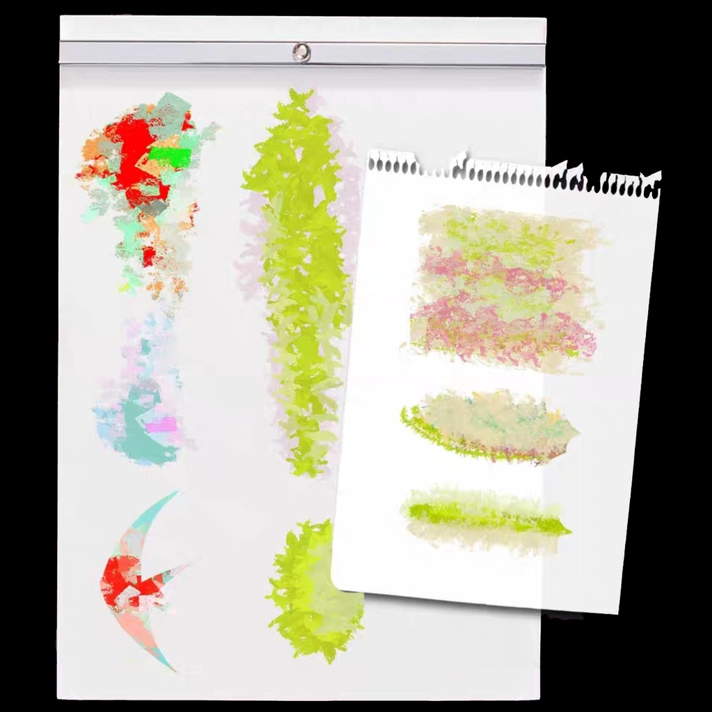 37種Procreateブラシ✨オイルパステル、クレヨン