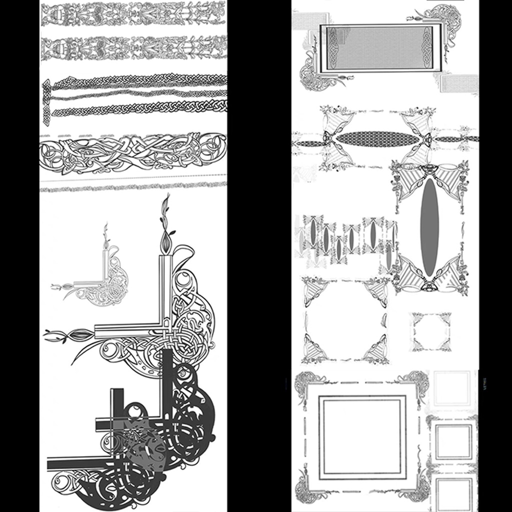 74種Procreateブラシ✨ケルト神話