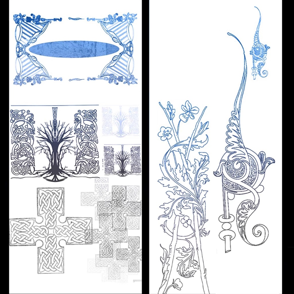 74種Procreateブラシ✨ケルト神話