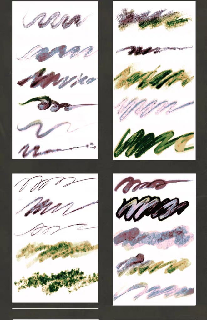 64種Procreateブラシ✨ライスペーパーのインク