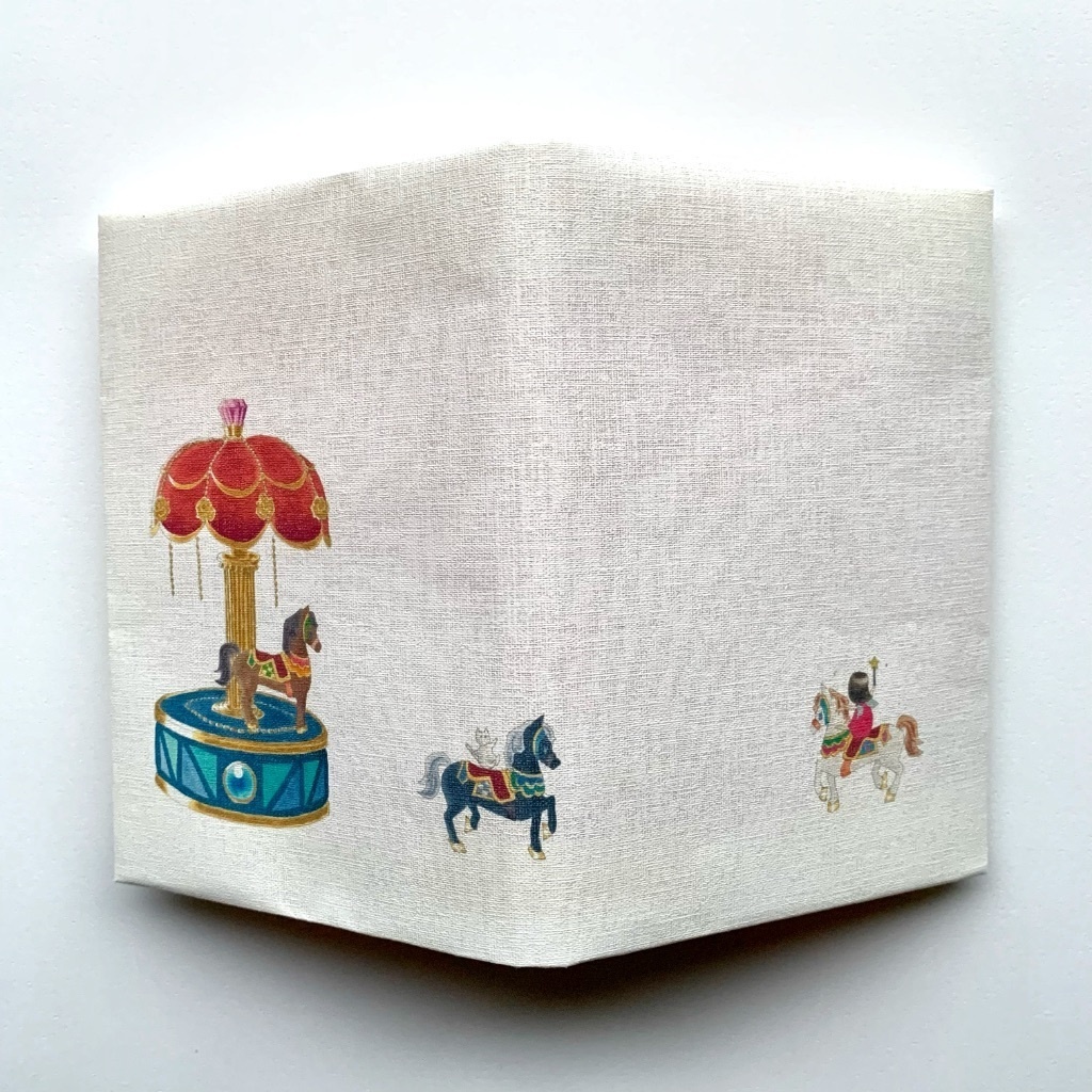 【紙製ブックカバー】物語のあるブックカバー / メリーゴーランド 編 / 文庫 / 新書 / かわいい / プチギフト / 読書