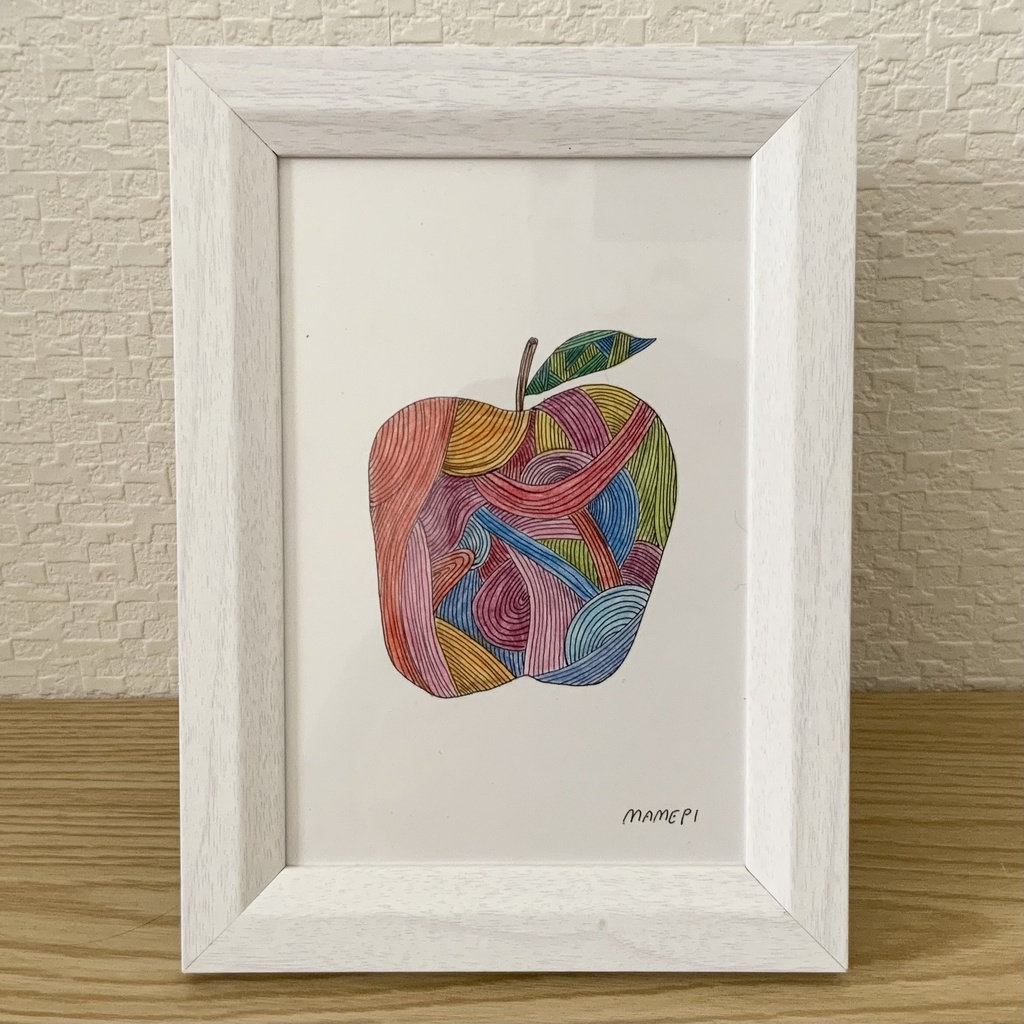 Apple 原画　はがきサイズ