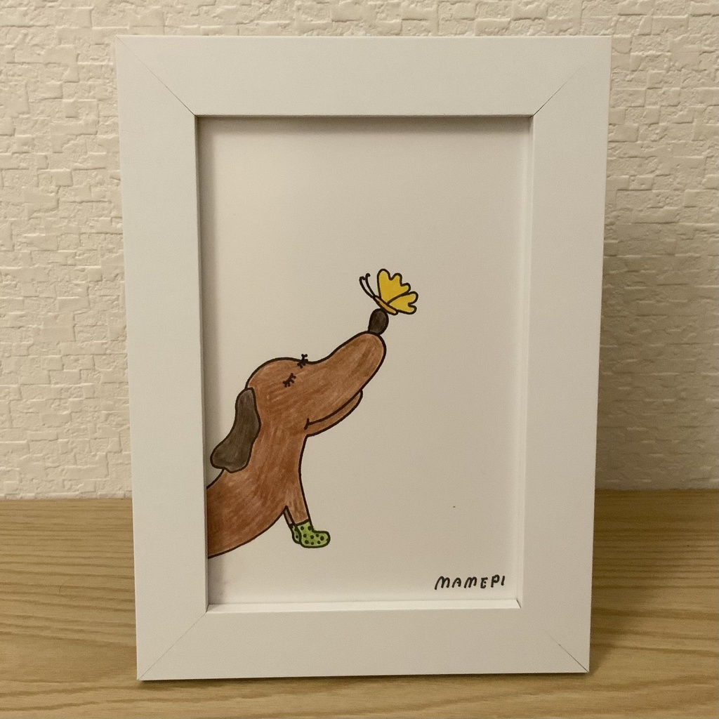 おともだち　原画　はがきサイズ