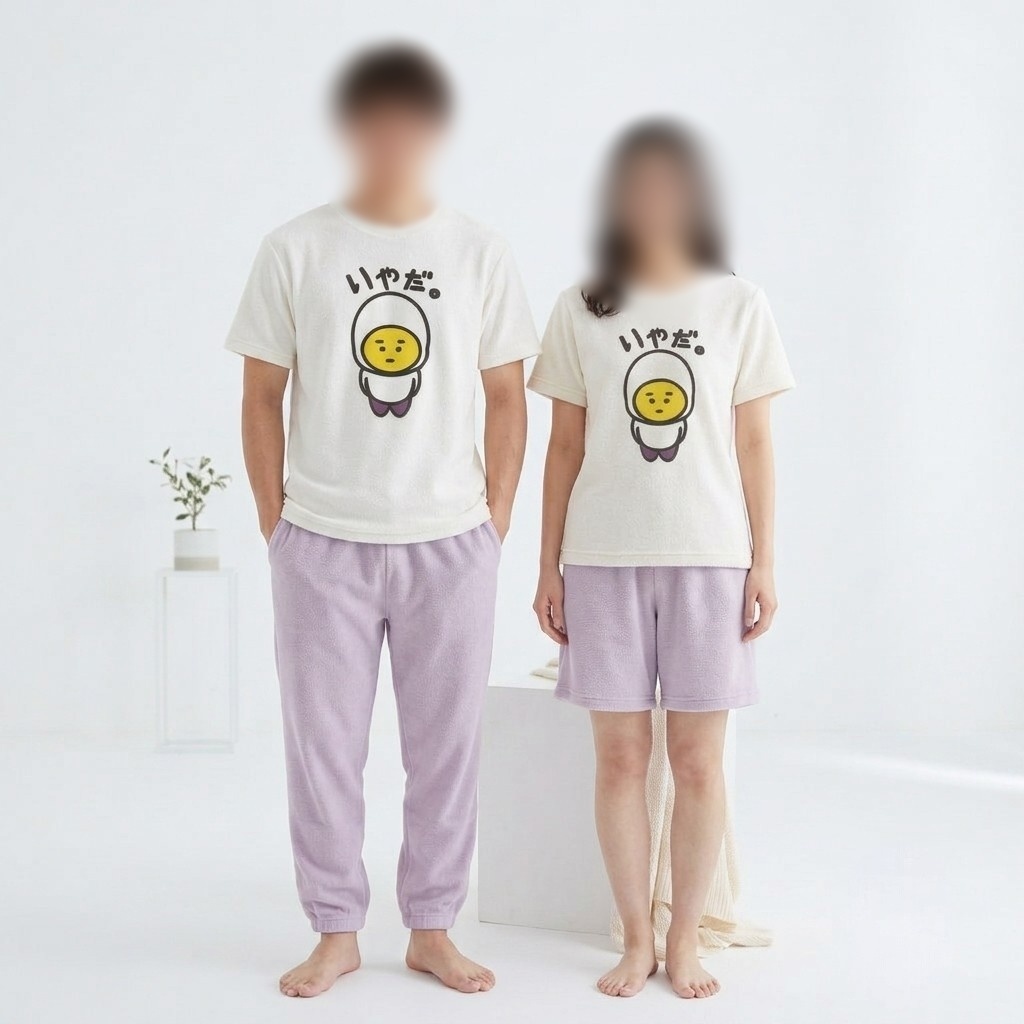 エッグ芋山【いやだ。Tシャツ】(両面プリント)