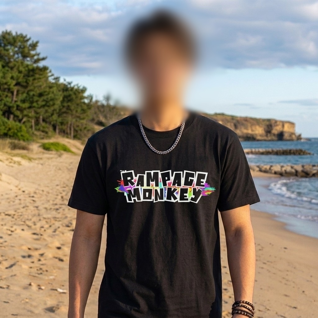 RMカラーTシャツ(ブラック)