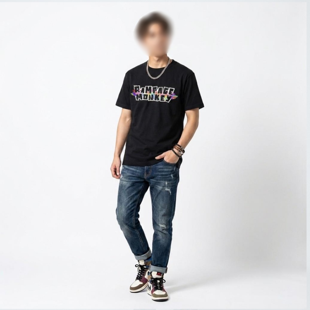 RMカラーTシャツ(ブラック)