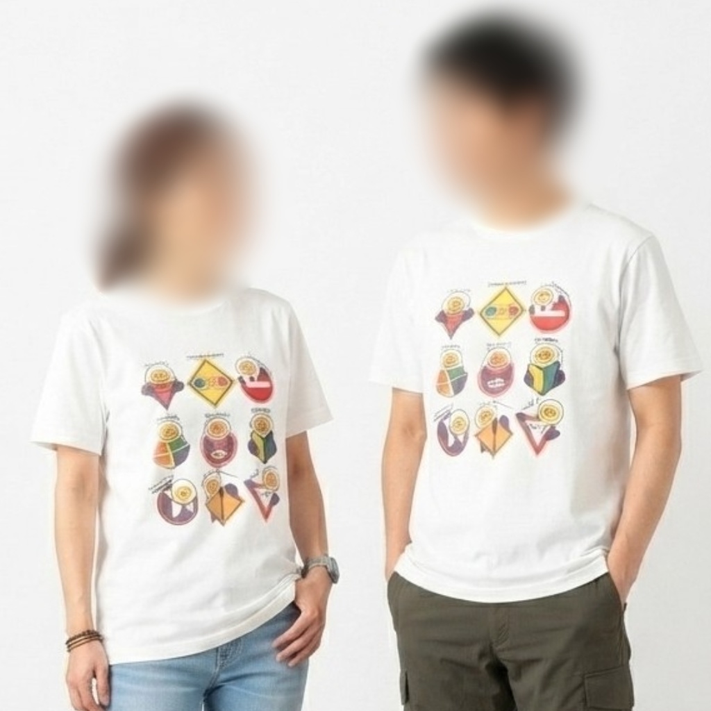 エッグ芋山いつ着るねんTシャツ（ホワイト）前面プリントのみ