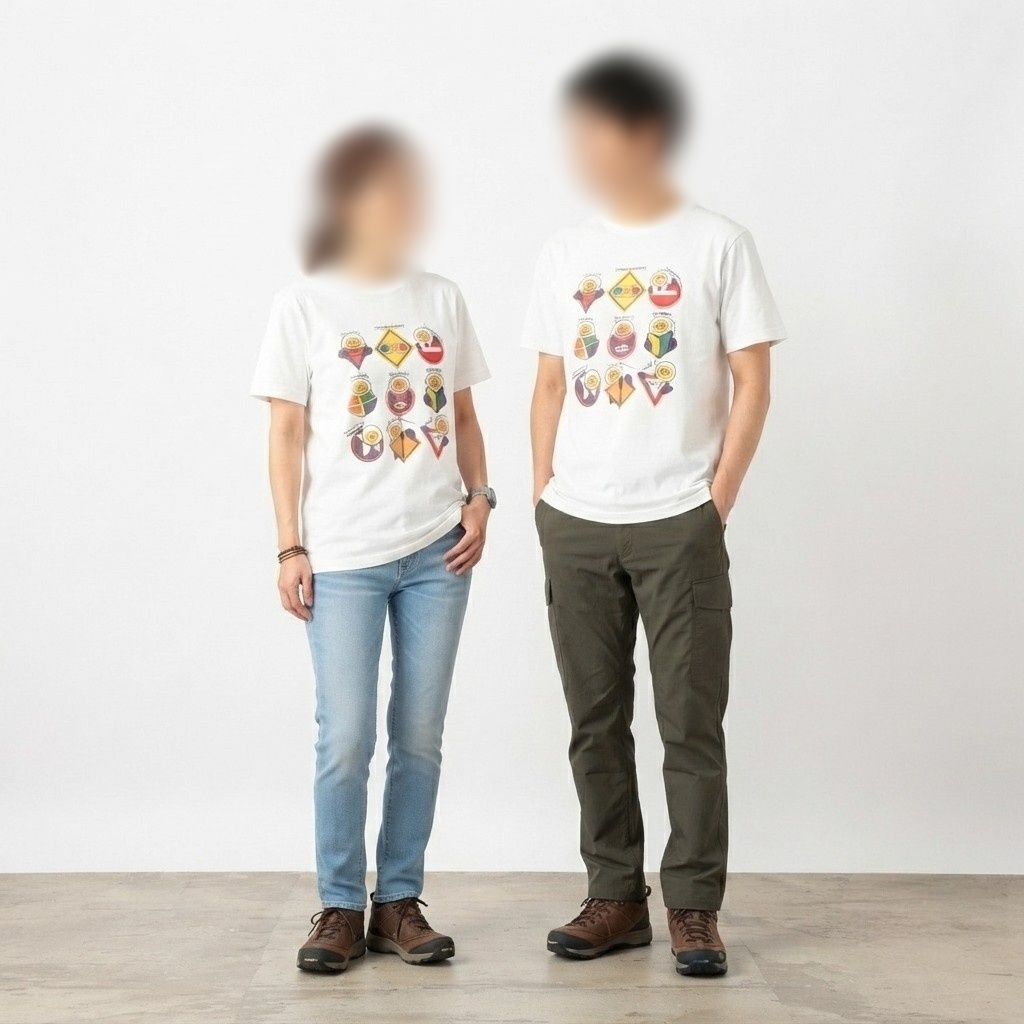 エッグ芋山いつ着るねんTシャツ(ホワイト)前面プリントのみ