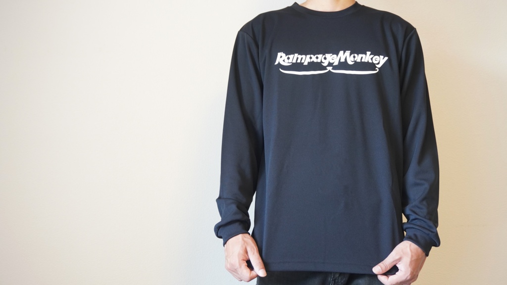 ドライロングTシャツ(ブラック)