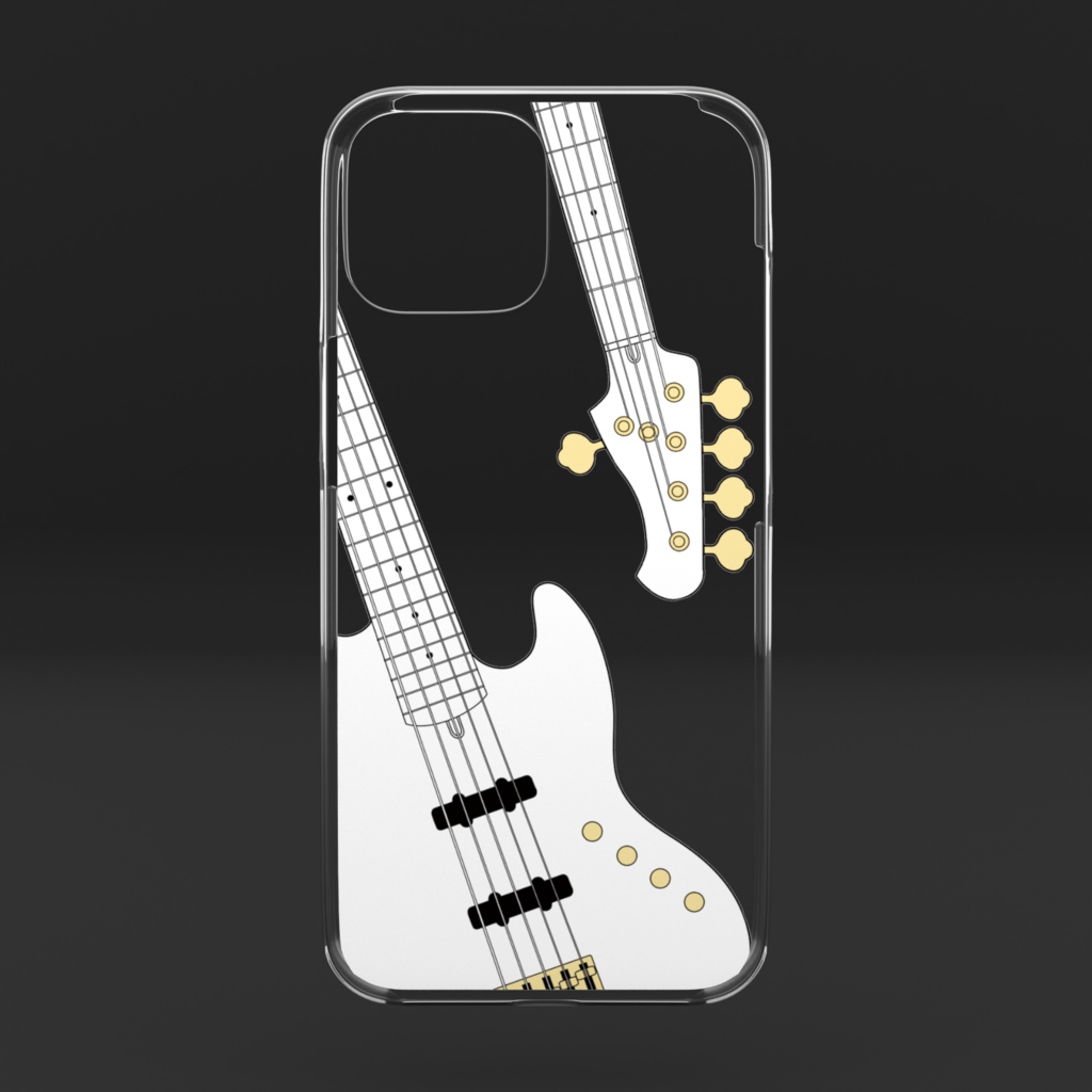 クリアiPhoneケース・ベース白