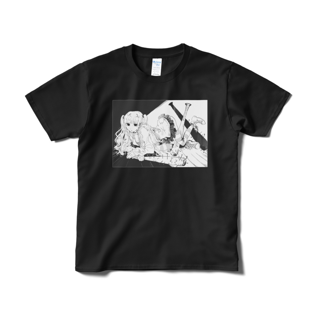 【Ｔシャツ】バッドガールクラリス/BLACK