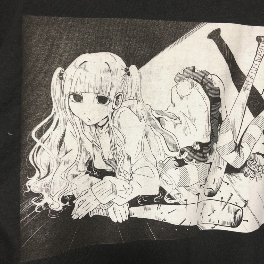 【Tシャツ】バッドガールクラリス/BLACK