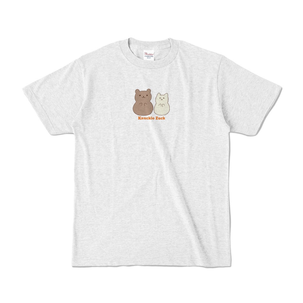 【Tシャツ】くまのナックルザックくんとライスちゃん