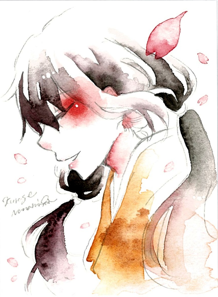 【原画】ドローイング/風