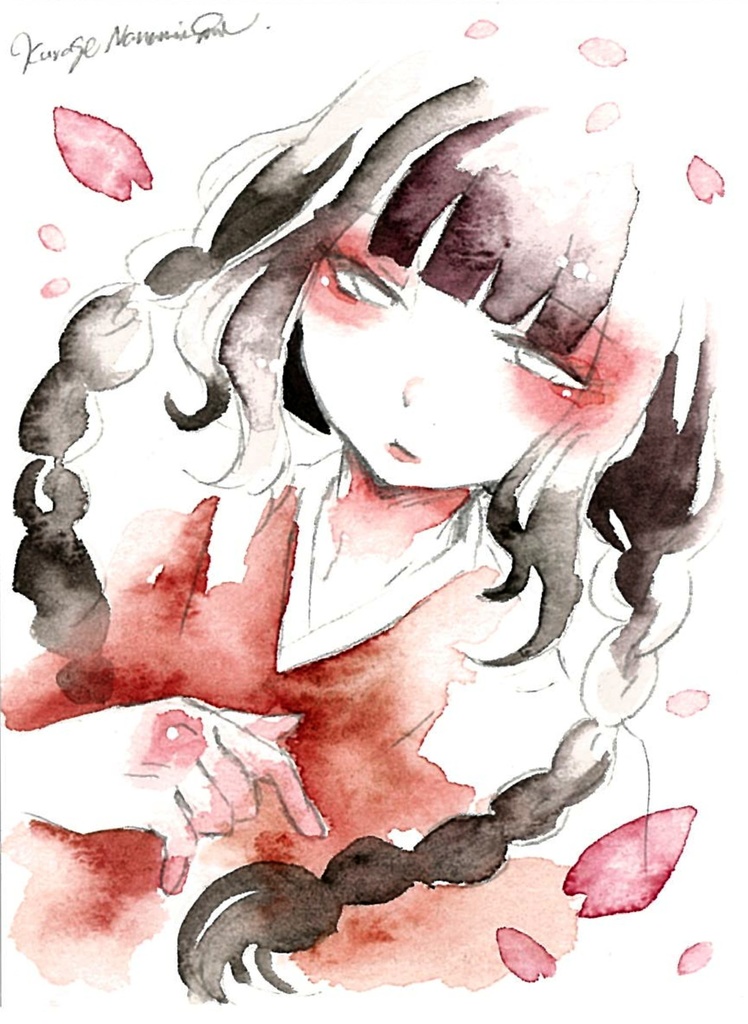 【原画】ドローイング/雨