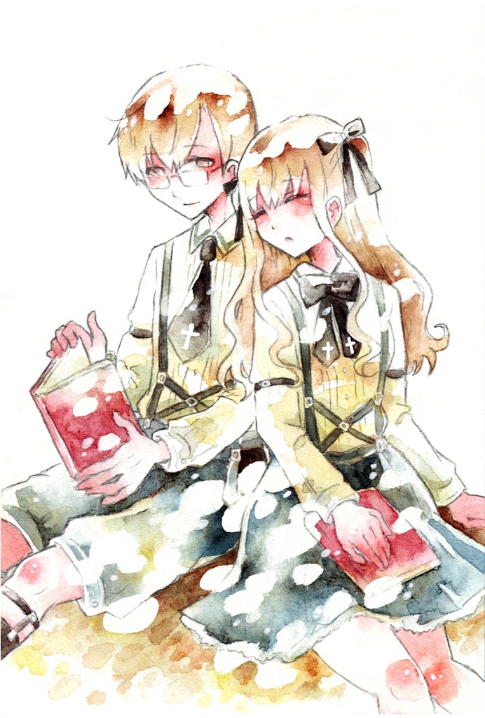 【原画】学舎の午前