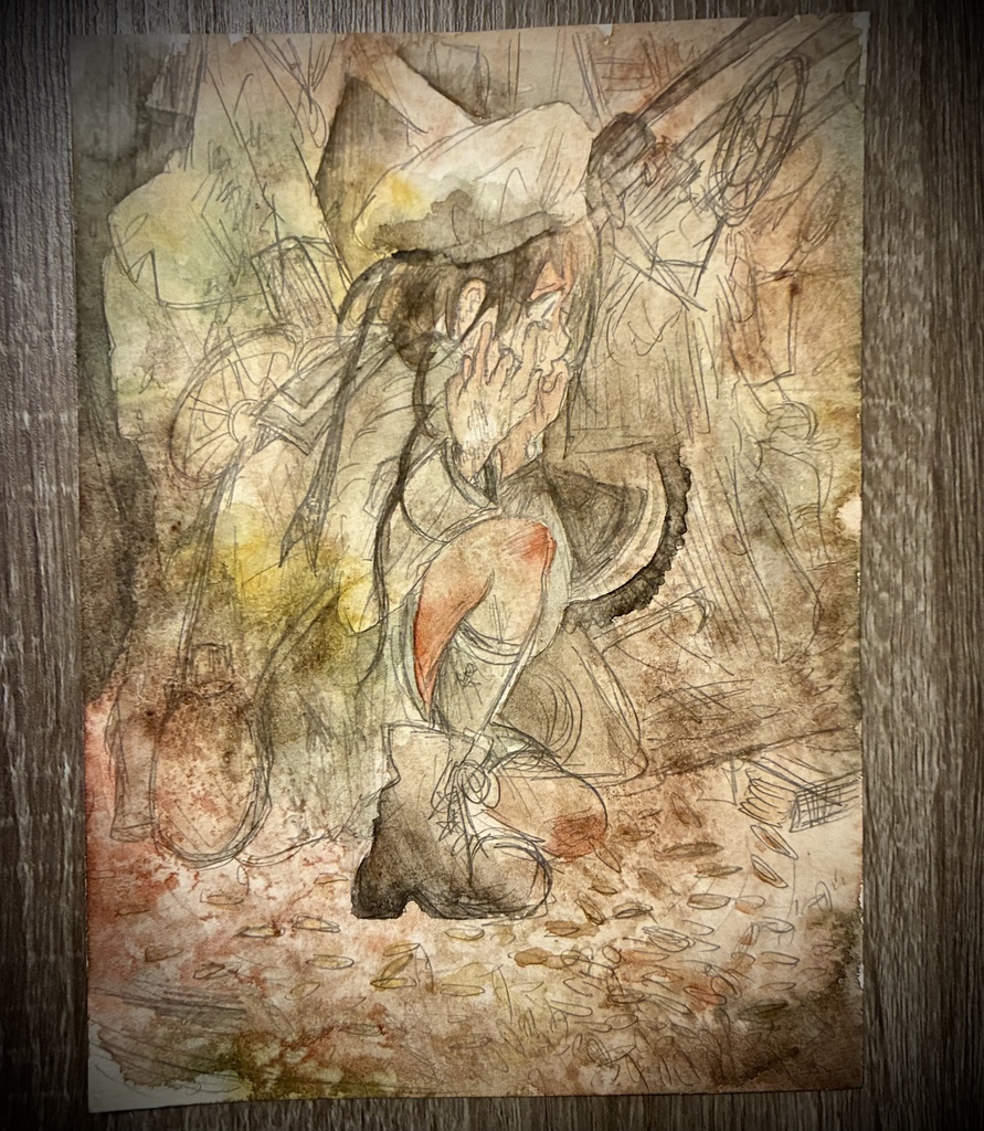 【水無月に死す原画】慟哭