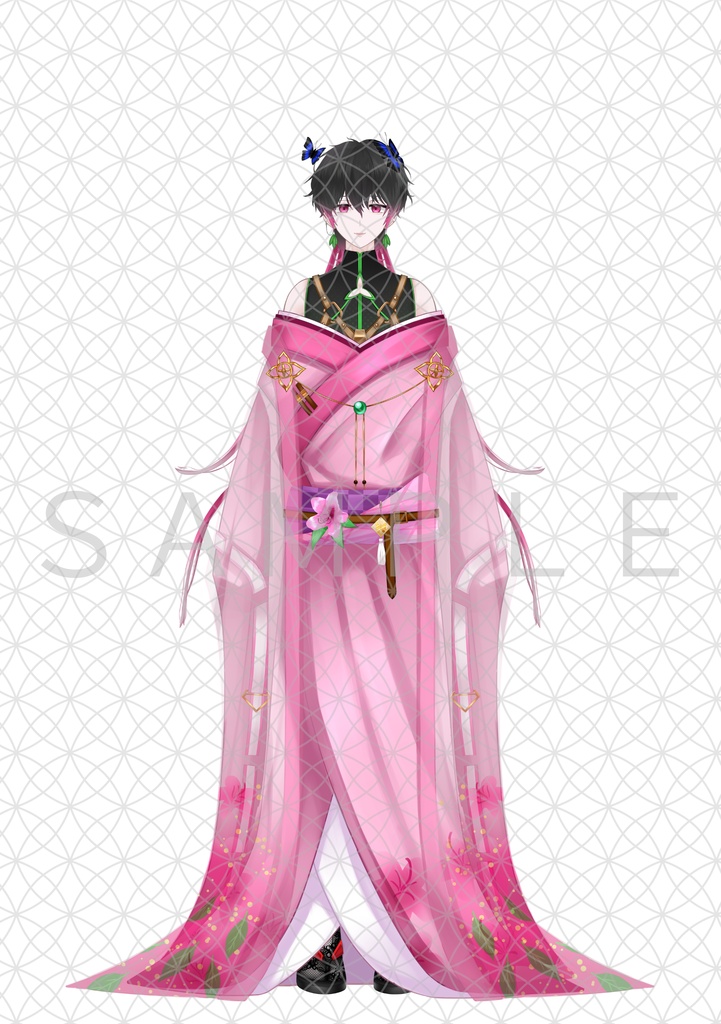 Tsutsuji Mitsuba Acrylic Stand