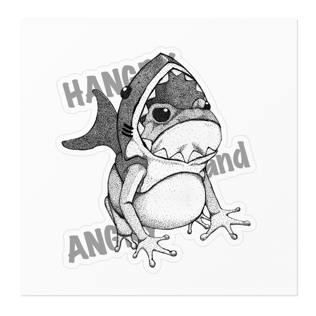 hungry & angry(Pointillism)