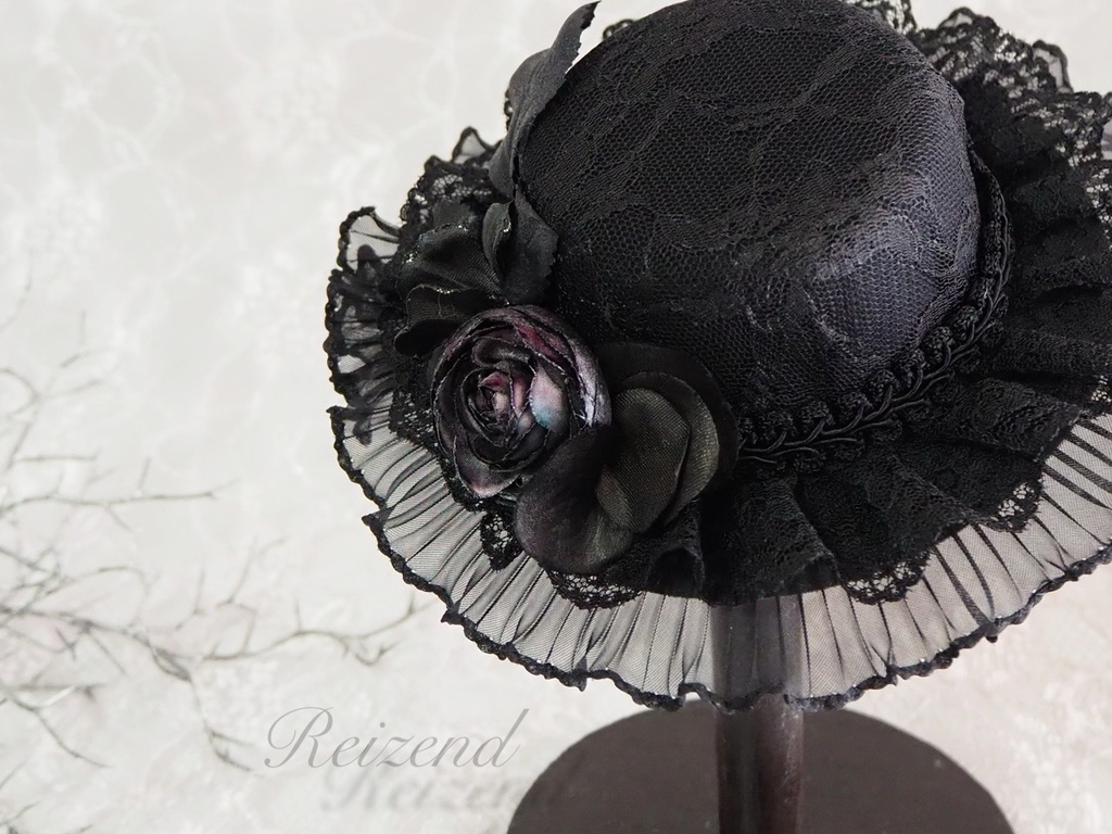 ブラックミニハット