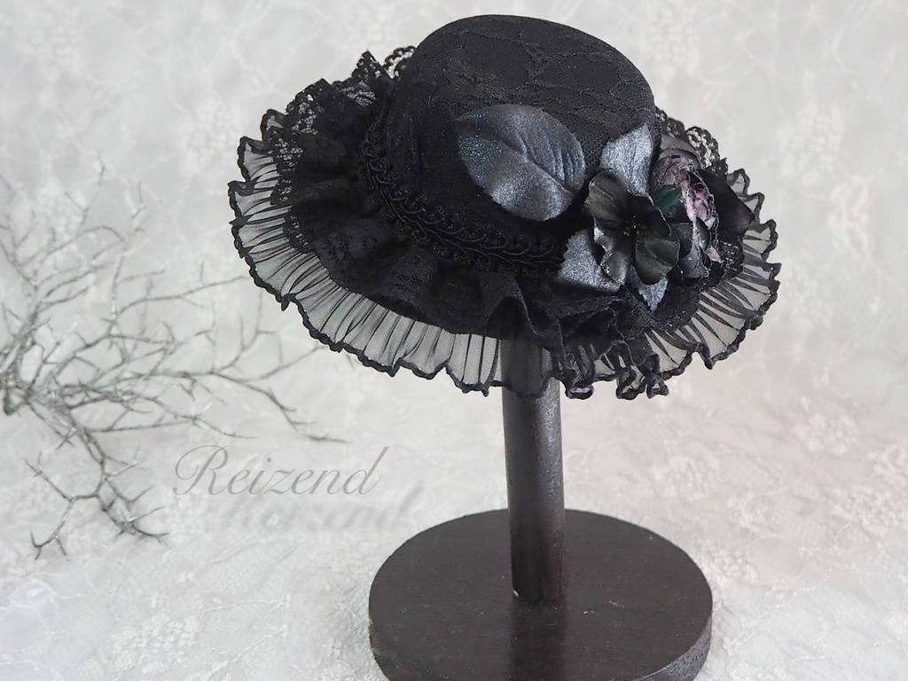 ブラックミニハット