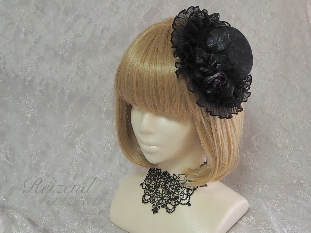 ブラックミニハット