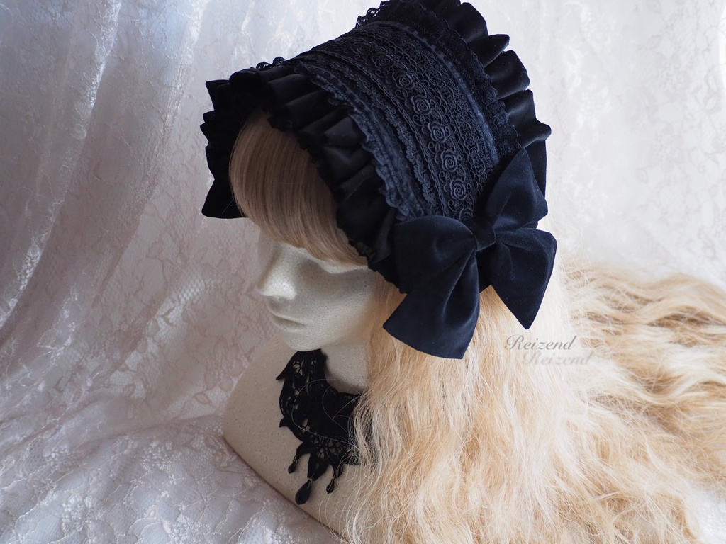 別珍ヘッドドレス①