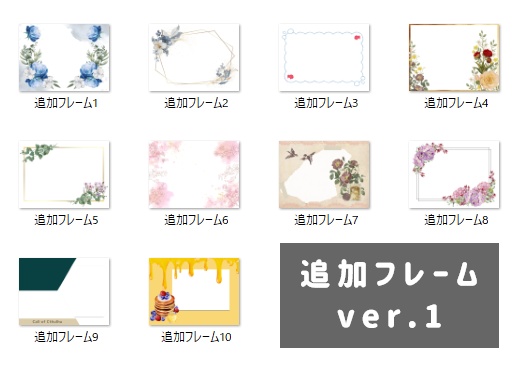 【trpg】フレーム・PC枠色々セット【ココフォリア素材】