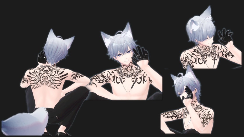 【『狛乃-Komano-』専用】トライバル柄風タトゥーテクスチャ