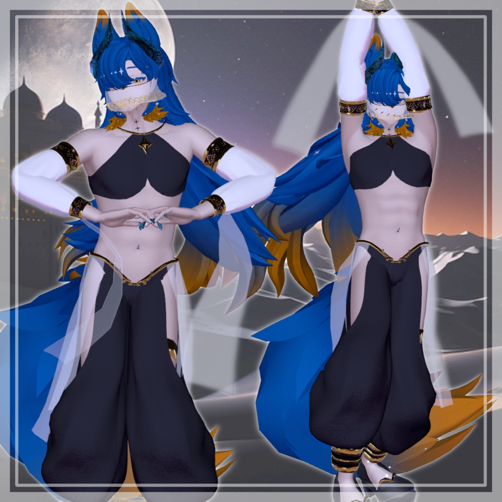 【2アバター対応】踊り子衣装