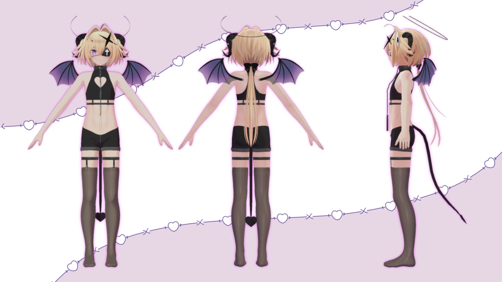 【2アバター対応】インキュバス衣装