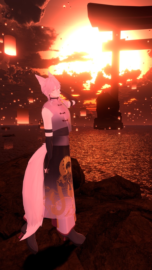 【4アバター対応】雲龍