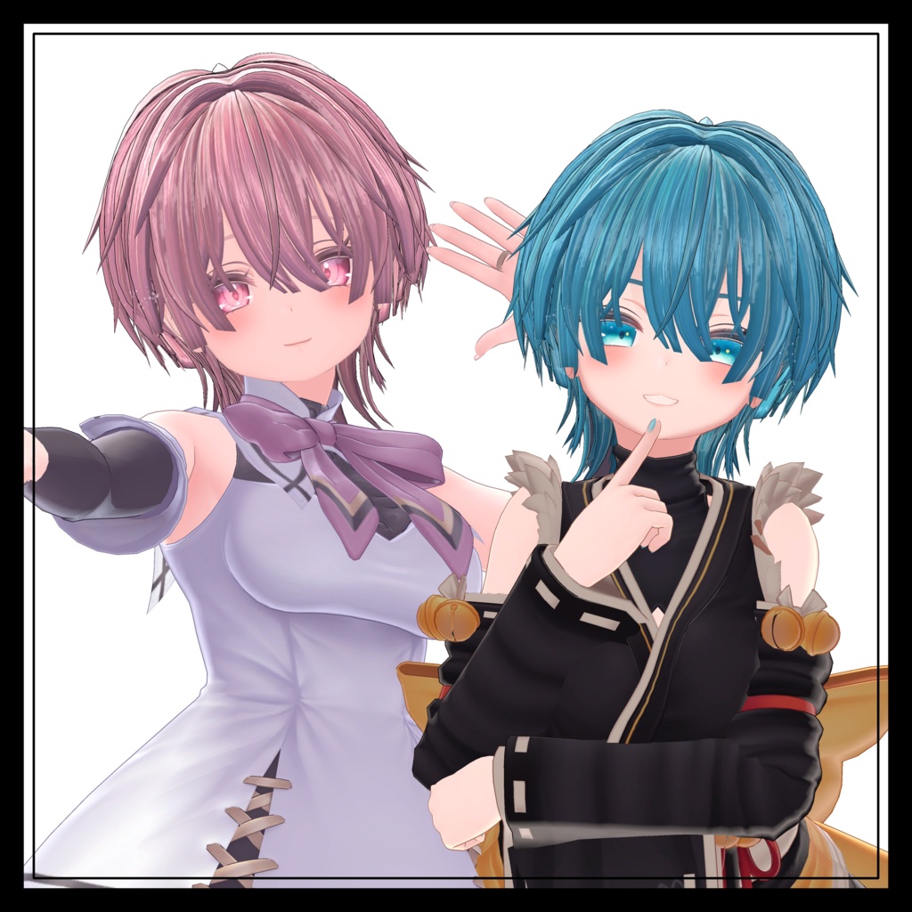 【3Ⅾヘアモデル】\ パッツン!! /【16アバター対応】