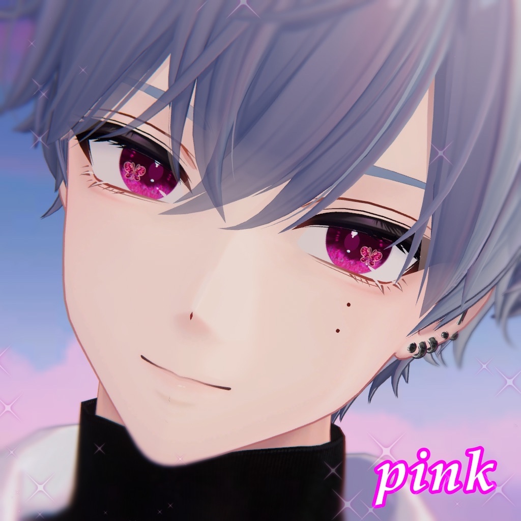 セール中✨【無料/freeあり】狛乃専用 ホログラムバタフライアイ -幻蝶- | Hologram Butterfly Eyes【9色】