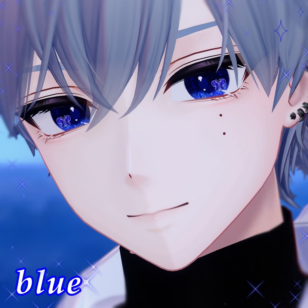 セール中✨【無料/freeあり】狛乃専用 ホログラムバタフライアイ -幻蝶- | Hologram Butterfly Eyes【9色】