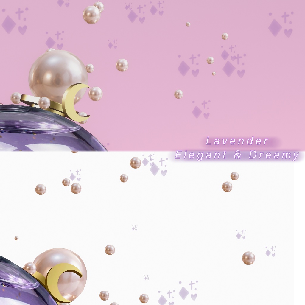 ✨セール中【VRChat/MA対応】PearlPerfume|香水アクセサリーギミック(3色セット)