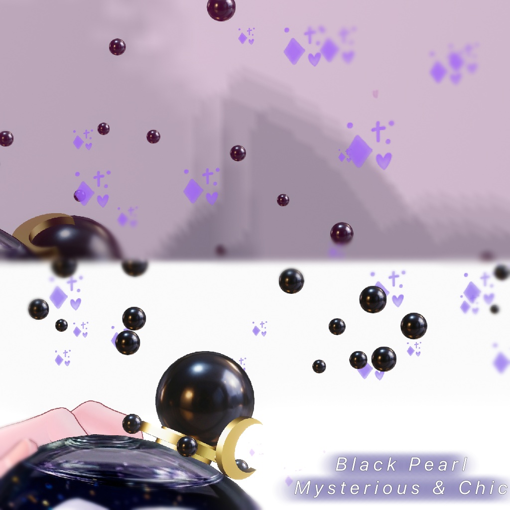 ✨セール中【VRChat/MA対応】PearlPerfume|香水アクセサリーギミック(3色セット)